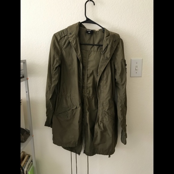 army green anorak jacket